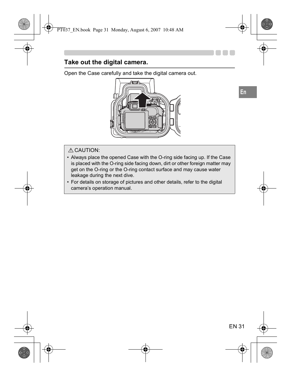 Olympus PT-037 User Manual | Page 31 / 43