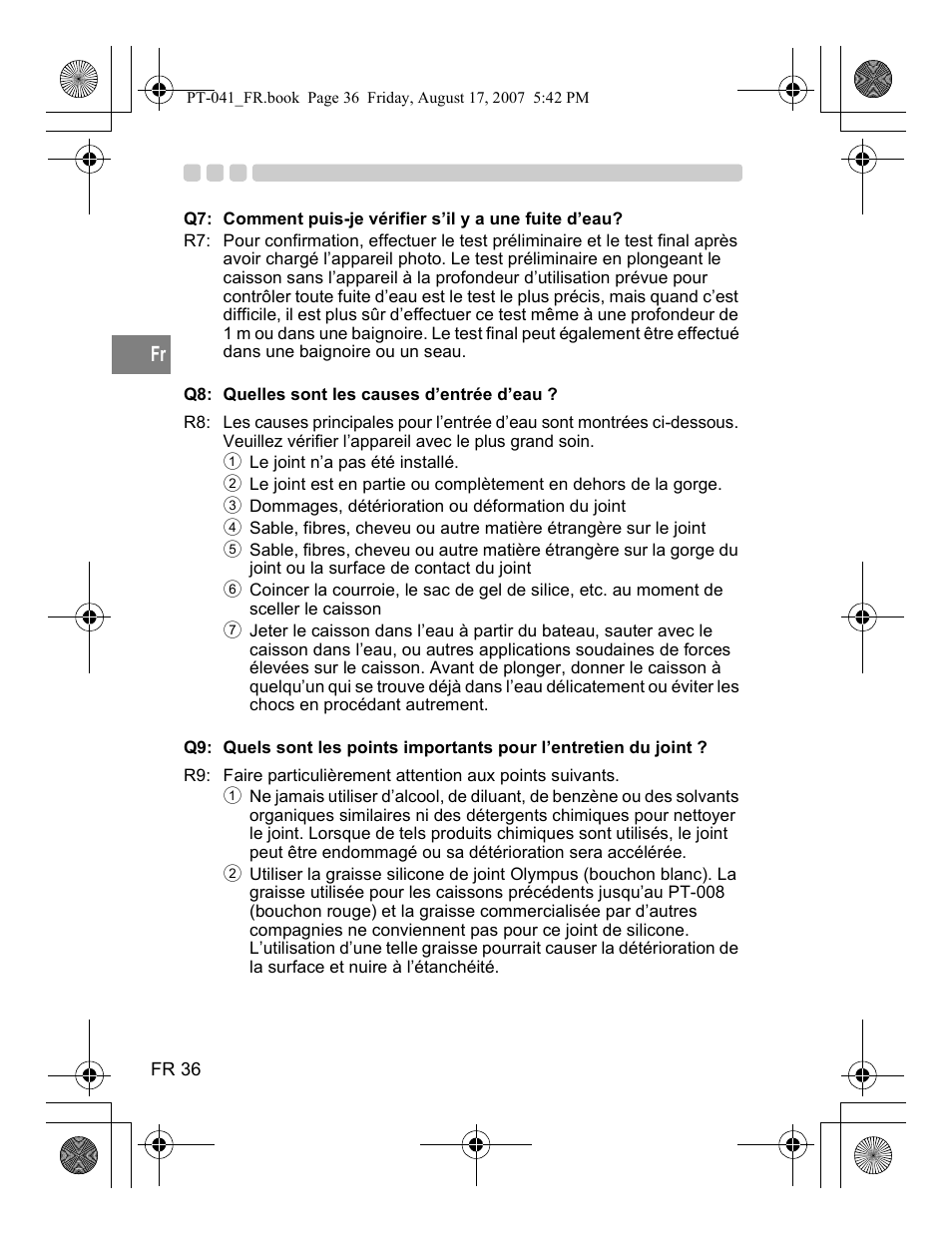 Olympus PT-041 User Manual | Page 112 / 268