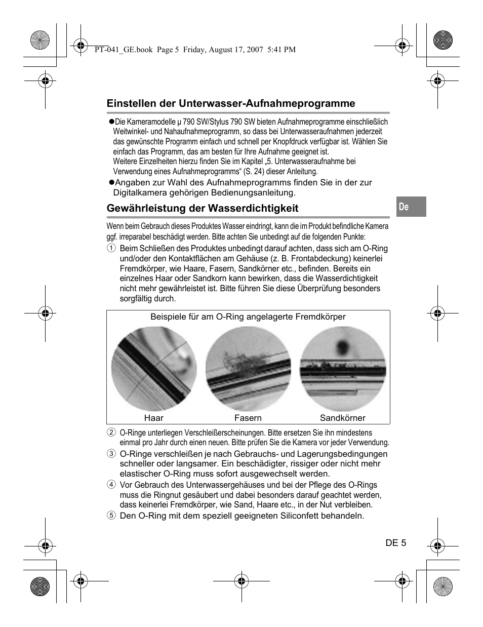 Olympus PT-041 User Manual | Page 119 / 268