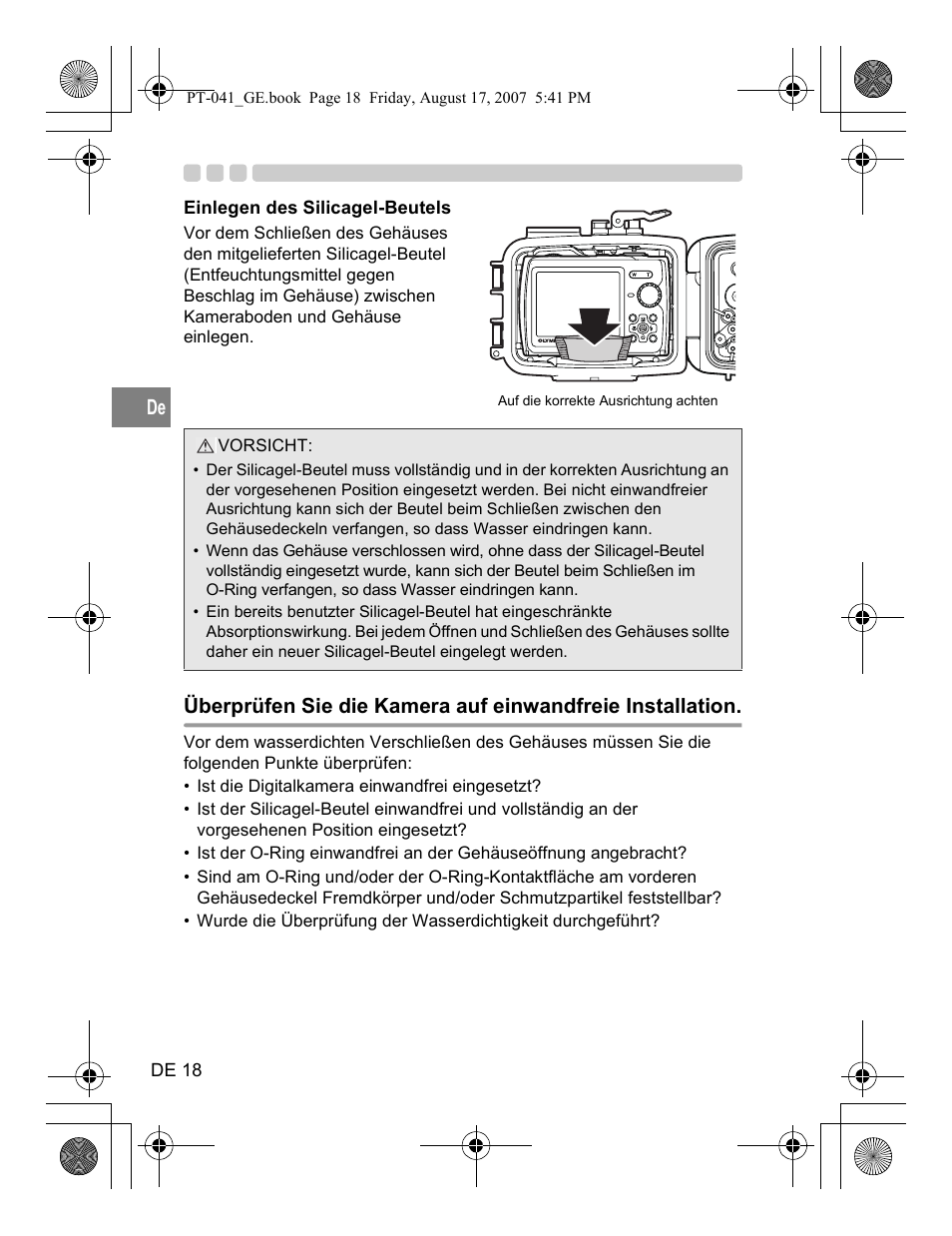 Olympus PT-041 User Manual | Page 132 / 268