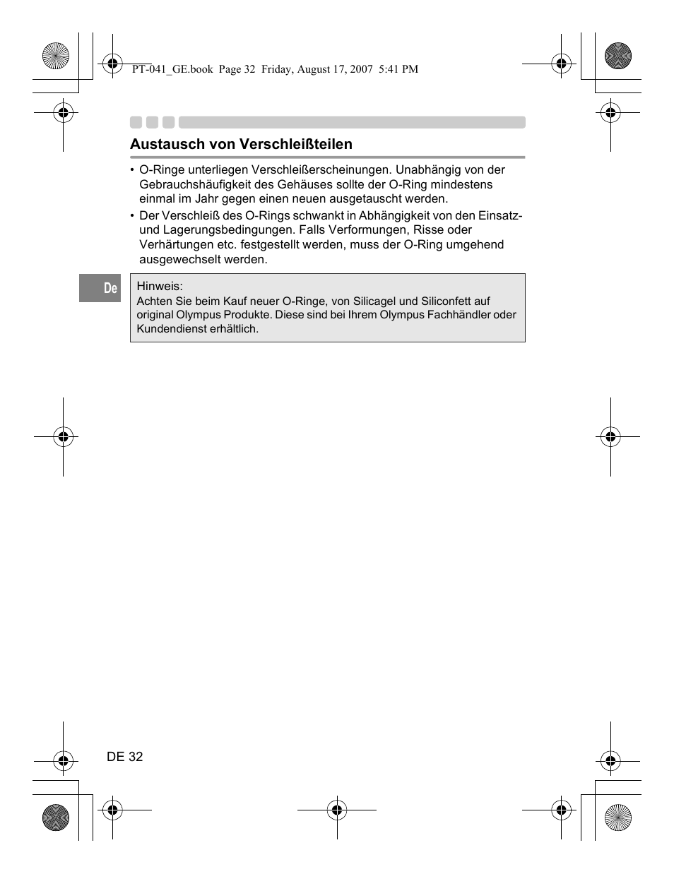 Olympus PT-041 User Manual | Page 146 / 268