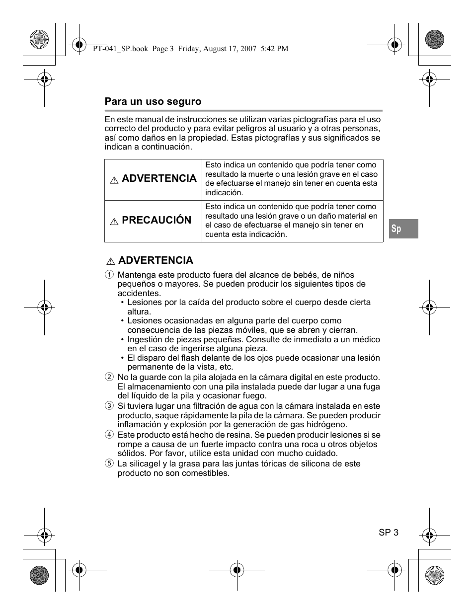 Olympus PT-041 User Manual | Page 155 / 268