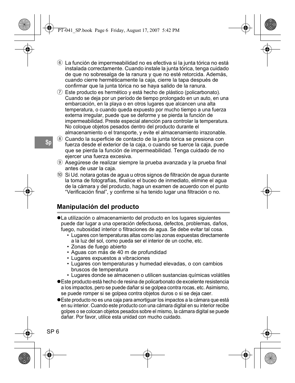 Olympus PT-041 User Manual | Page 158 / 268