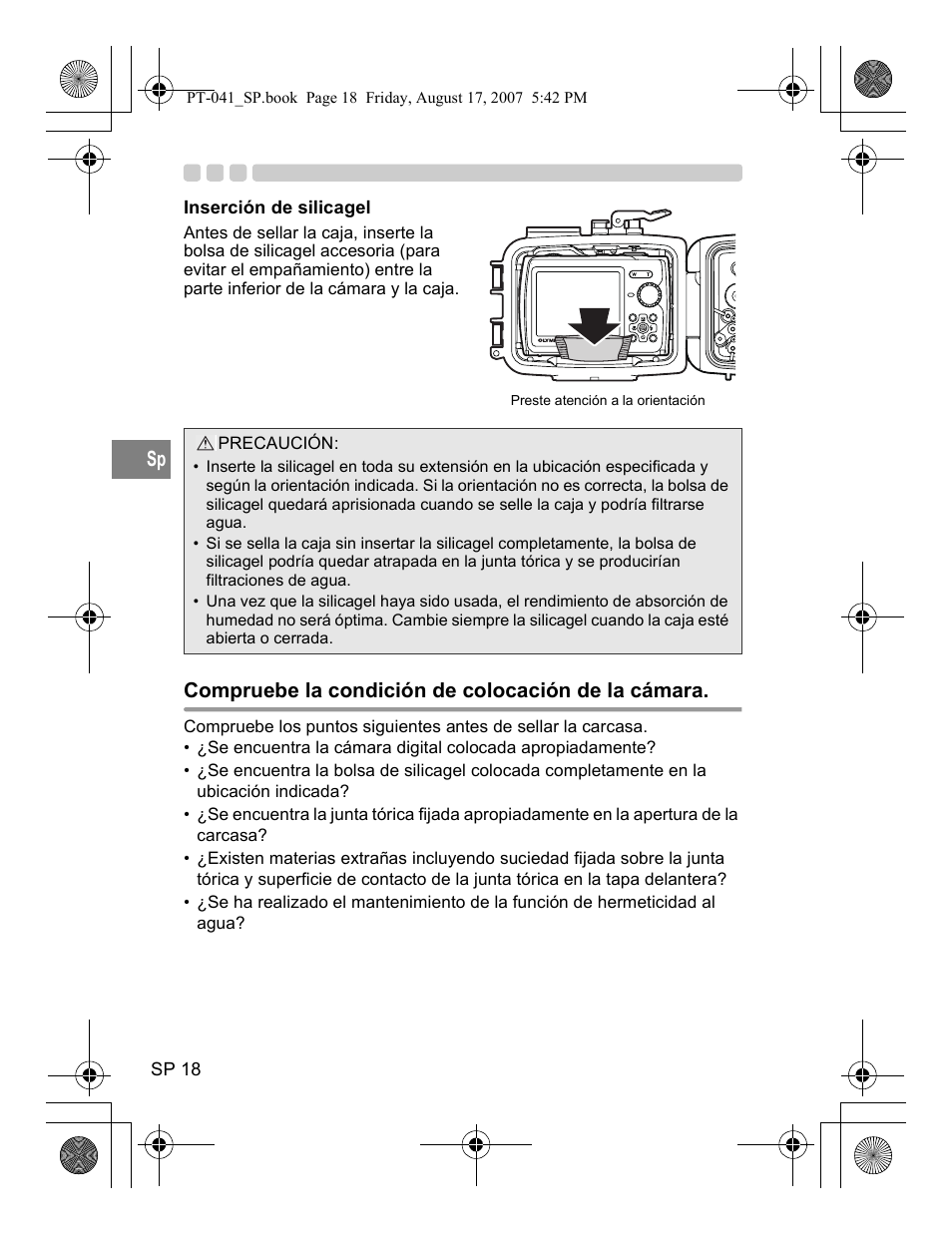 Olympus PT-041 User Manual | Page 170 / 268