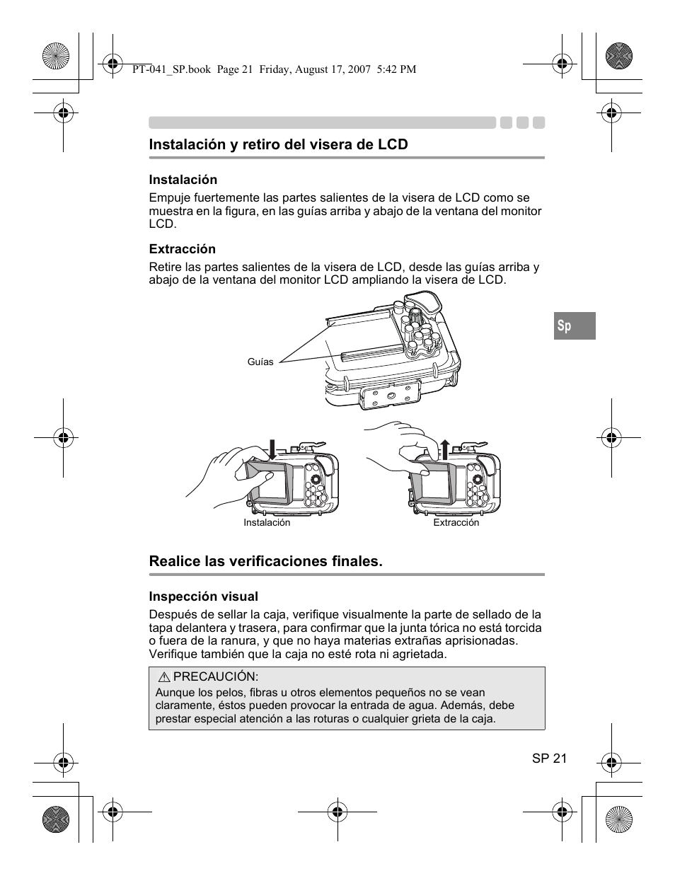 Olympus PT-041 User Manual | Page 173 / 268