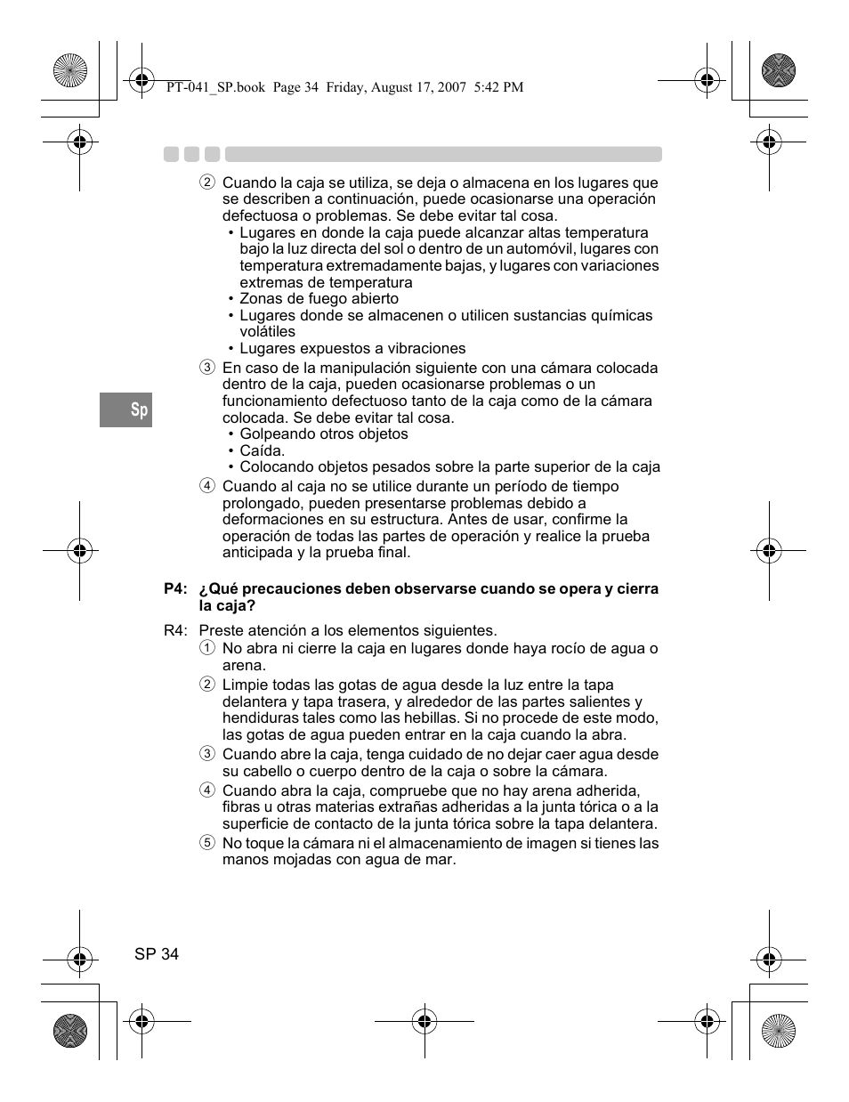 Olympus PT-041 User Manual | Page 186 / 268