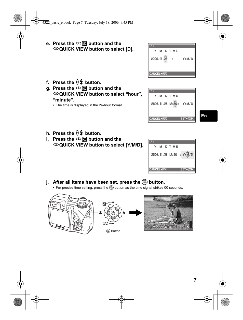 Olympus SP-510 UZ User Manual | Page 7 / 76