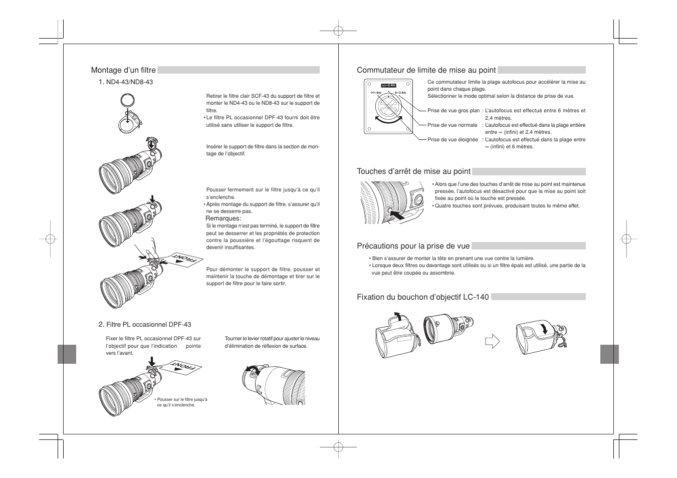 Olympus ED 300mm f2.8 User Manual | Page 19 / 36