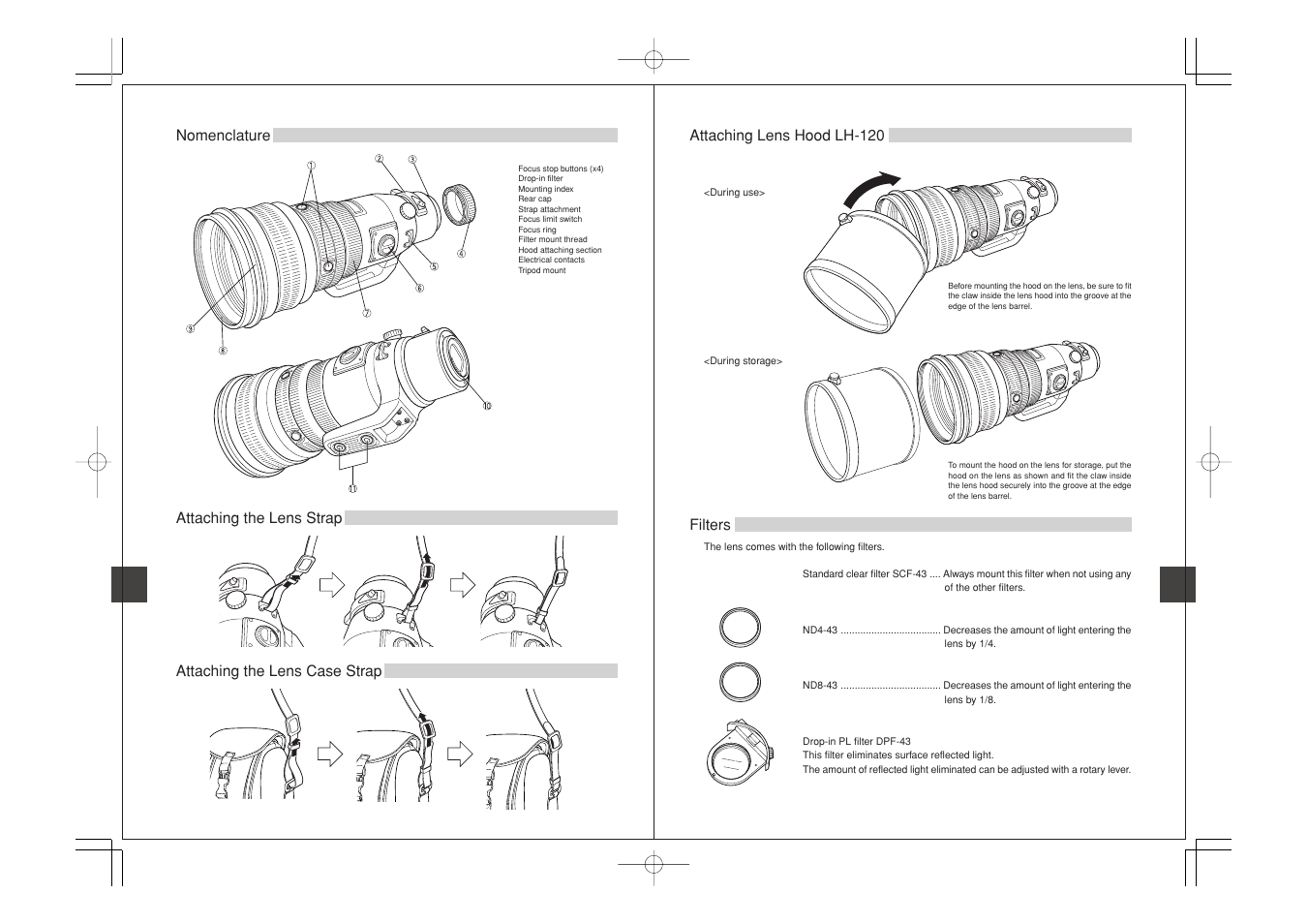 Olympus ED 300mm f2.8 User Manual | Page 8 / 36