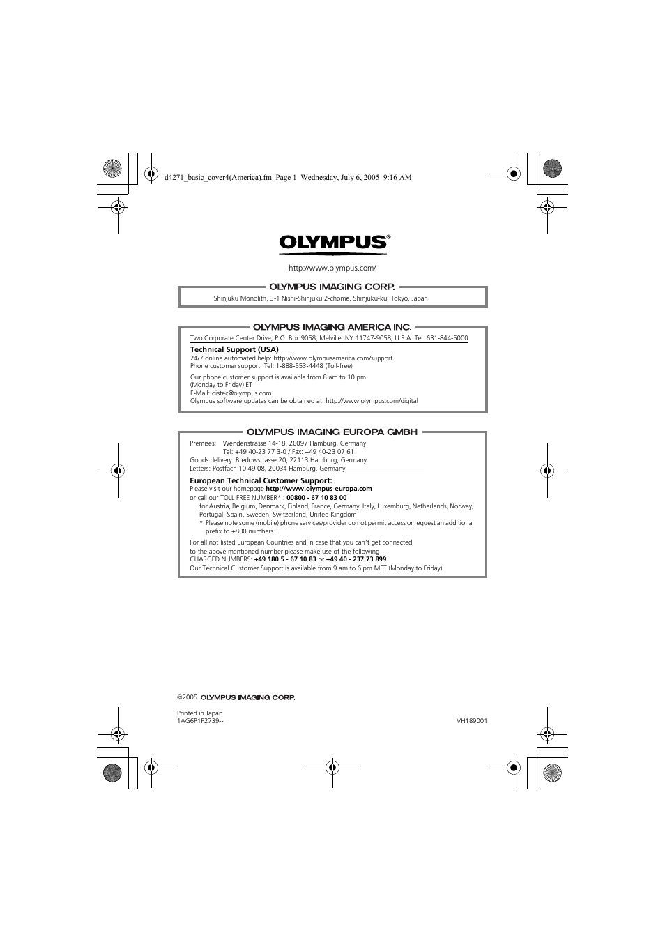 Olympus FE-120 User Manual | Page 116 / 116