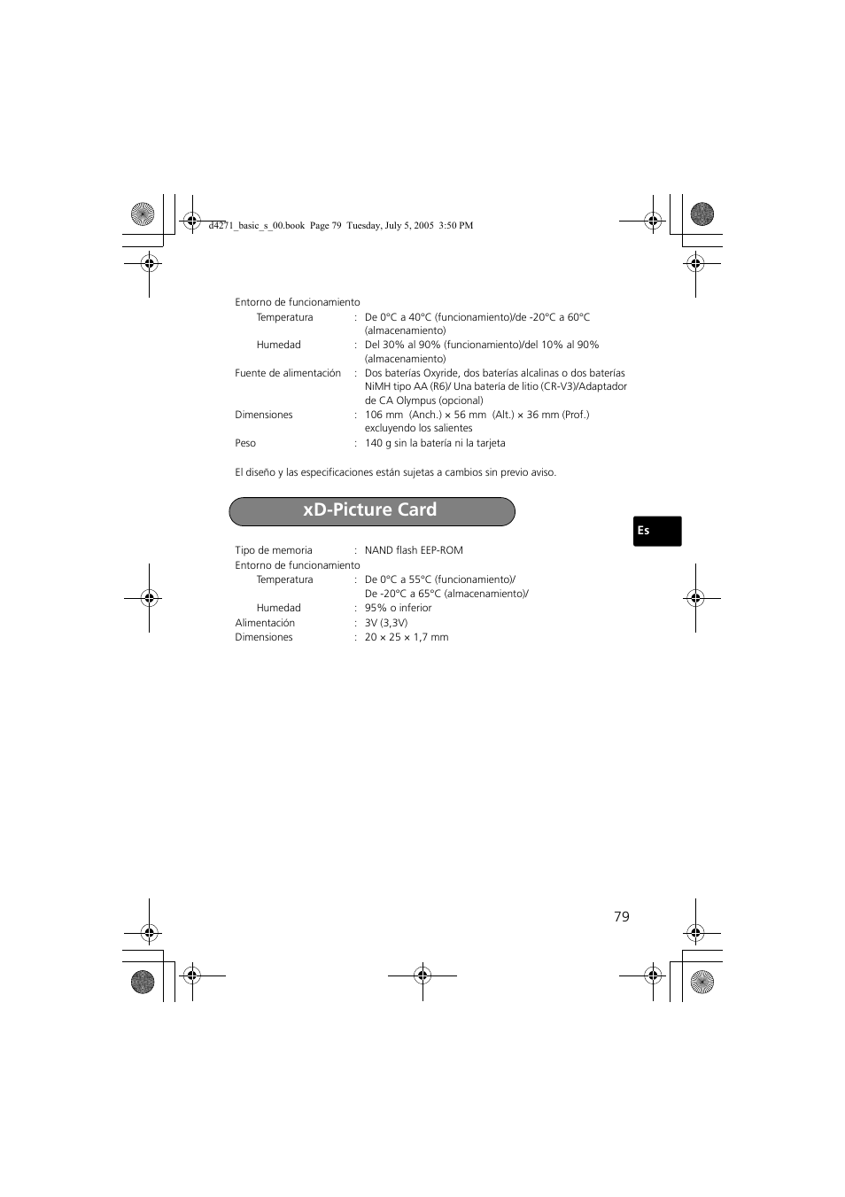 Xd-picture card | Olympus FE-120 User Manual | Page 79 / 116