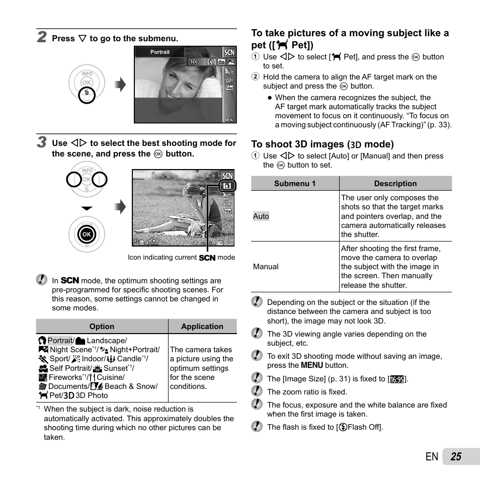 25 en, Mode) | Olympus VG-170 User Manual | Page 25 / 71