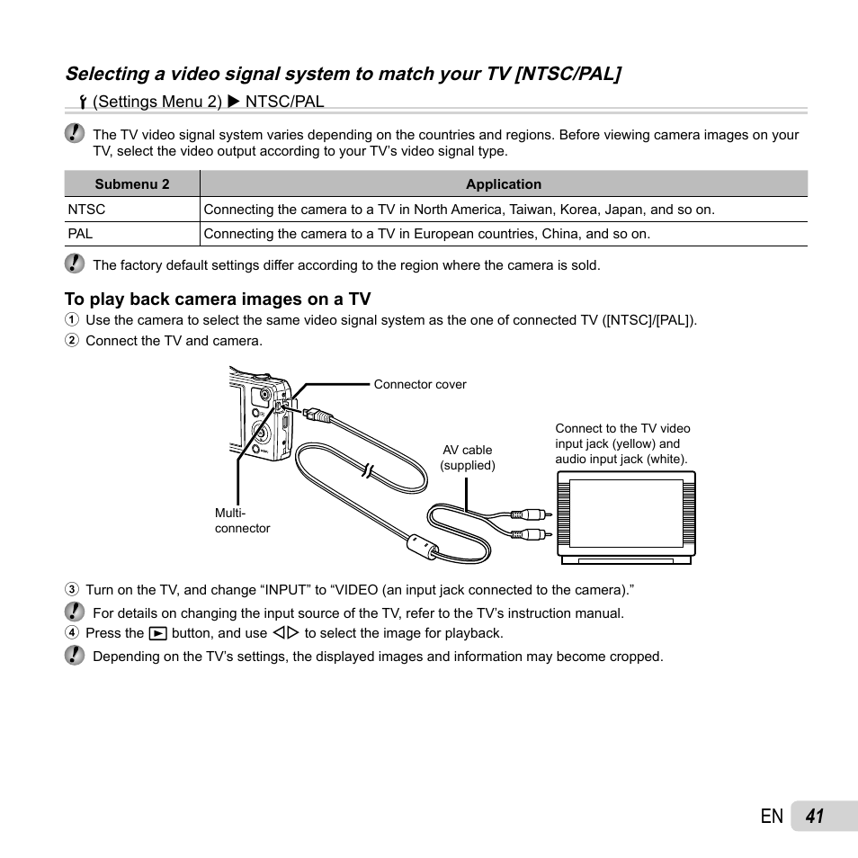 41 en | Olympus VG-170 User Manual | Page 41 / 71