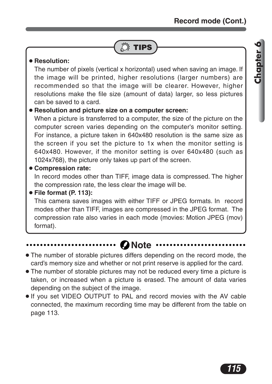 Chapter 6 | Olympus C-730 Ultra Zoom User Manual | Page 116 / 266