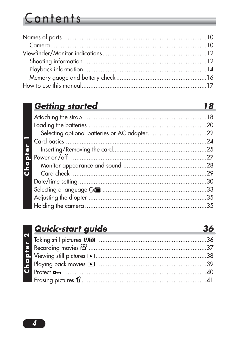 Olympus C-730 Ultra Zoom User Manual | Page 5 / 266