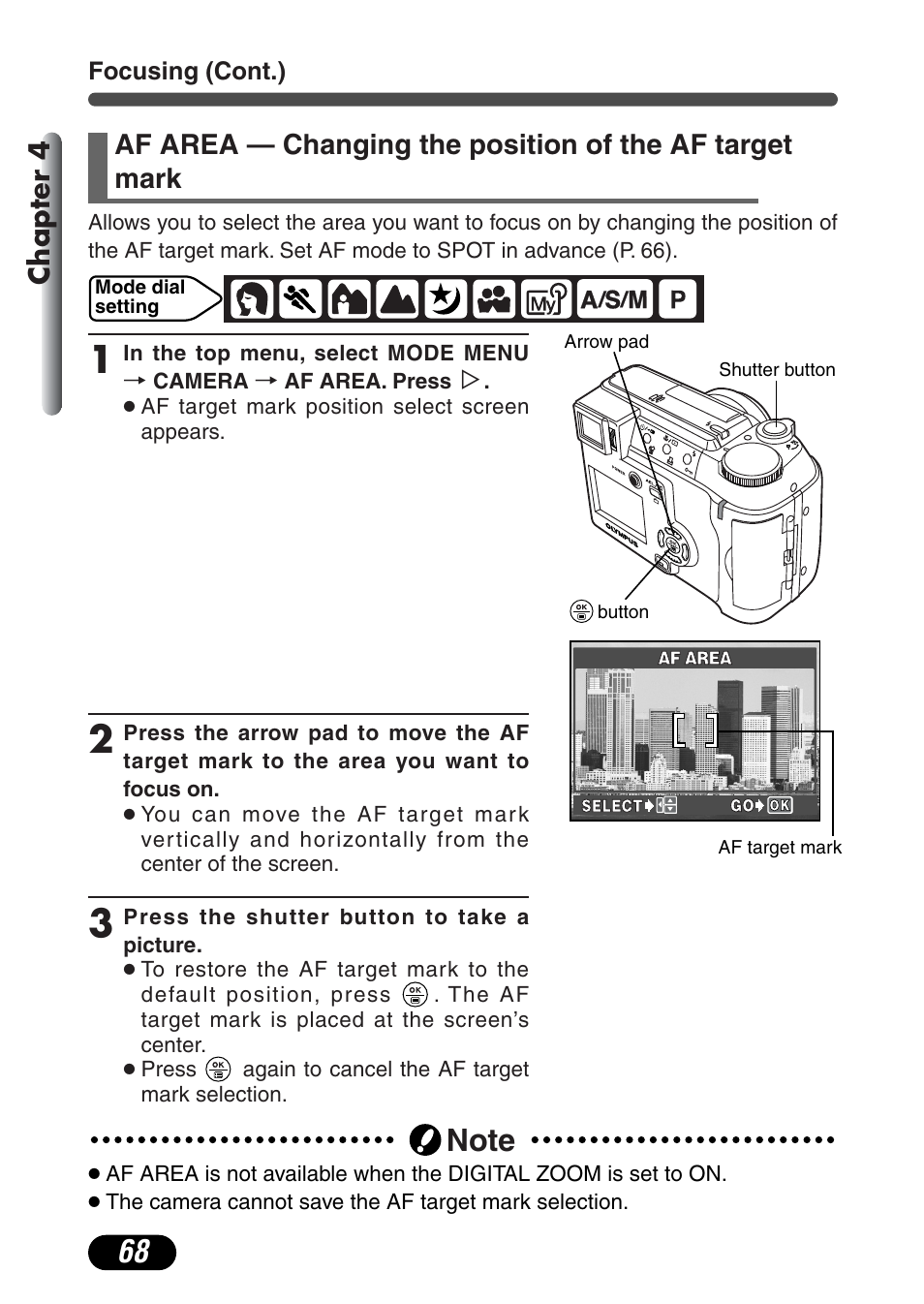 Chapter 4 | Olympus C-730 Ultra Zoom User Manual | Page 69 / 266