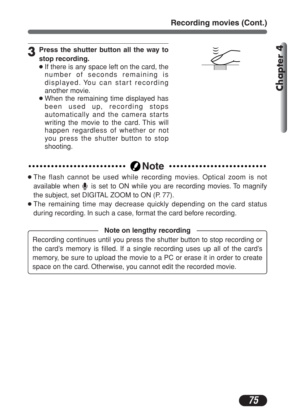 Chapter 4 | Olympus C-730 Ultra Zoom User Manual | Page 76 / 266