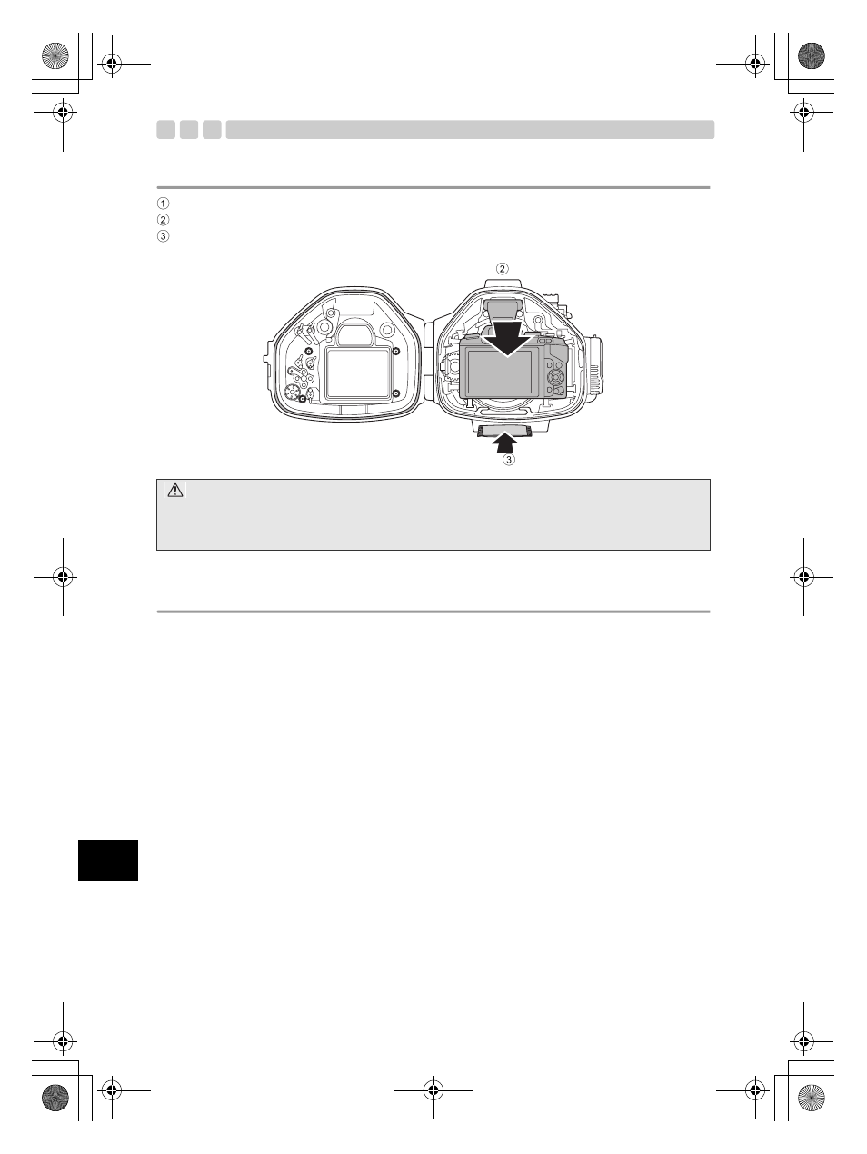 Inserte la cámara digital en la carcasa, Compruebe la condición de la colocación | Olympus PT-EP08 User Manual | Page 110 / 172