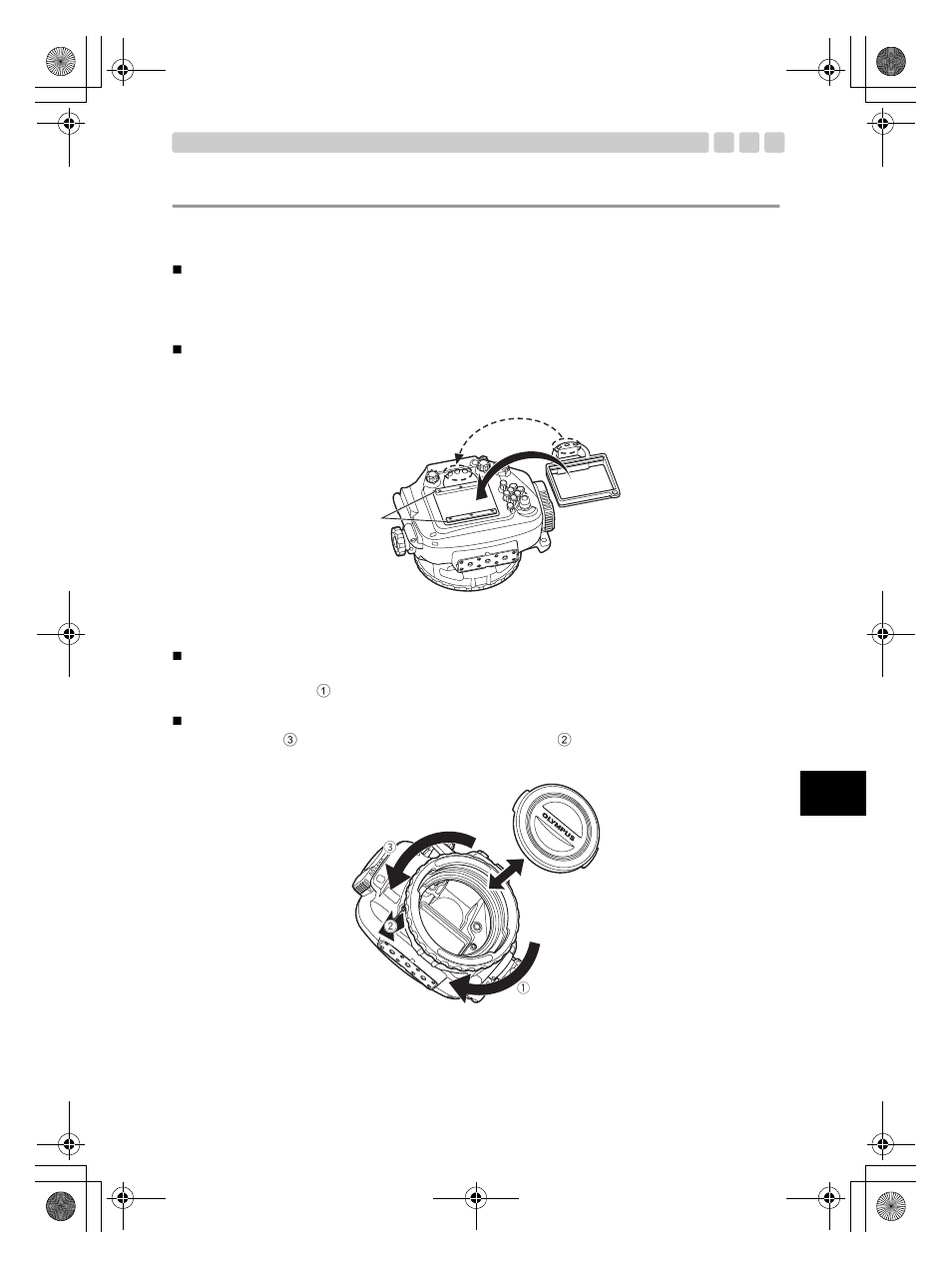 Use the supplied/optional accessories | Olympus PT-EP08 User Manual | Page 33 / 172