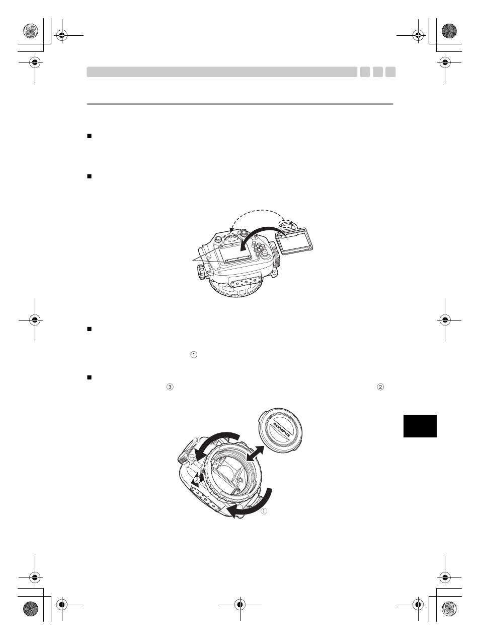Utilisation des accessoires fournis/optionnels | Olympus PT-EP08 User Manual | Page 57 / 172