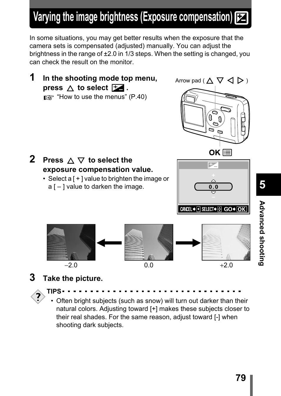 P.79 | Olympus Stylus 400 Digital User Manual | Page 80 / 173