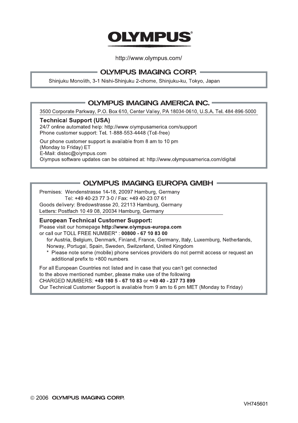 Olympus FE-200 User Manual | Page 78 / 78