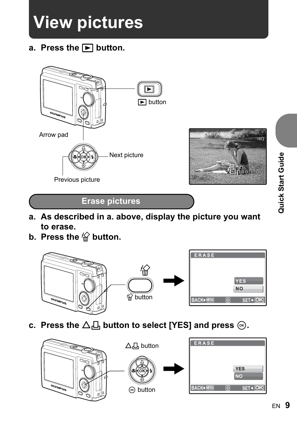 View pictures | Olympus FE-200 User Manual | Page 9 / 78