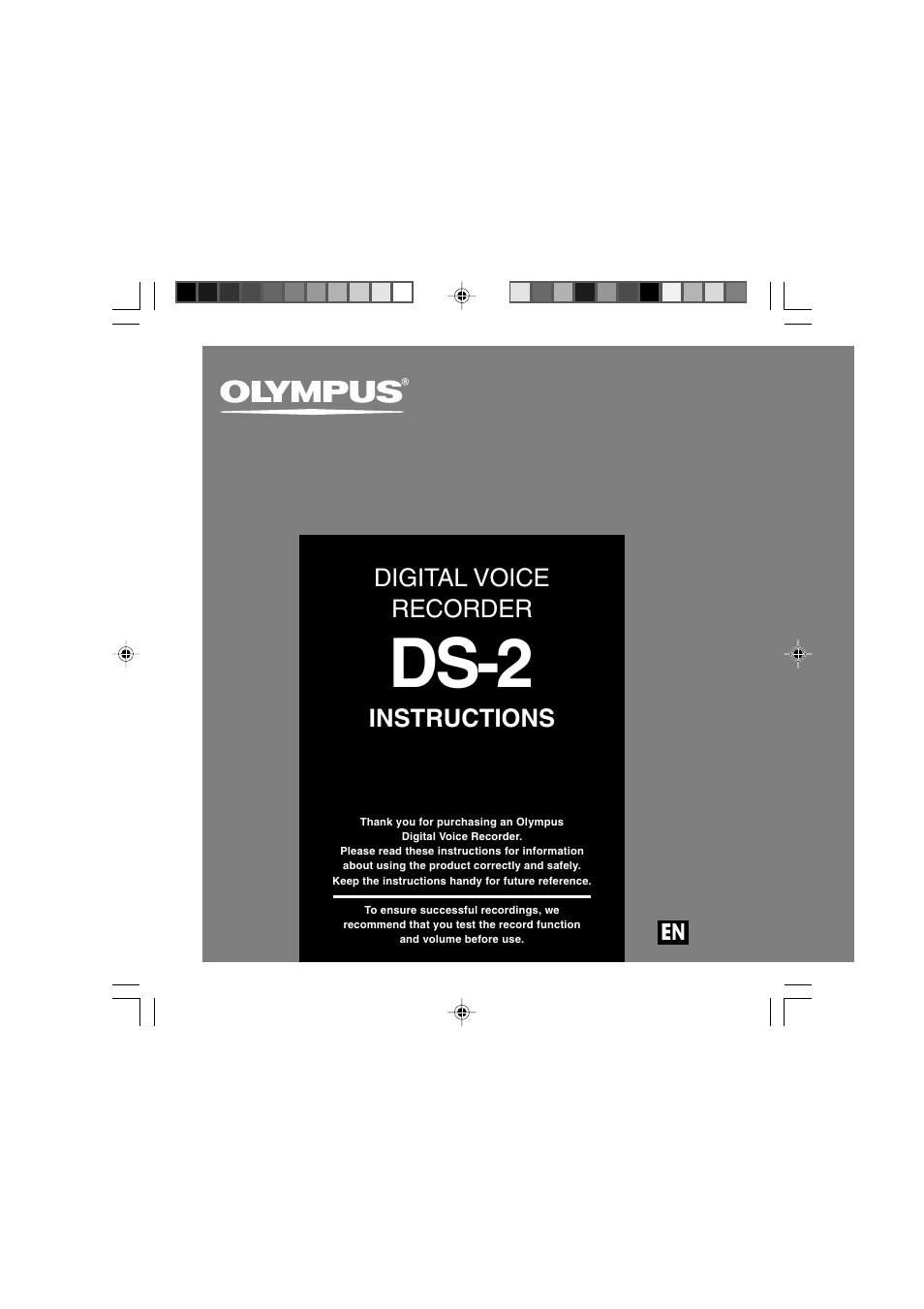 Olympus DS 2 User Manual | 64 pages