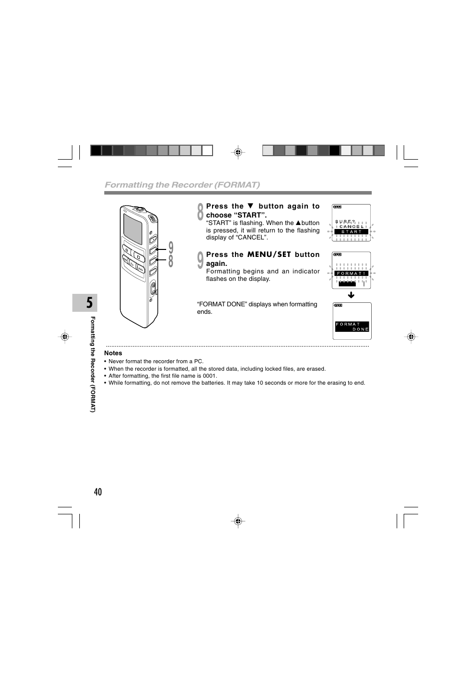 Olympus DS 2 User Manual | Page 40 / 64