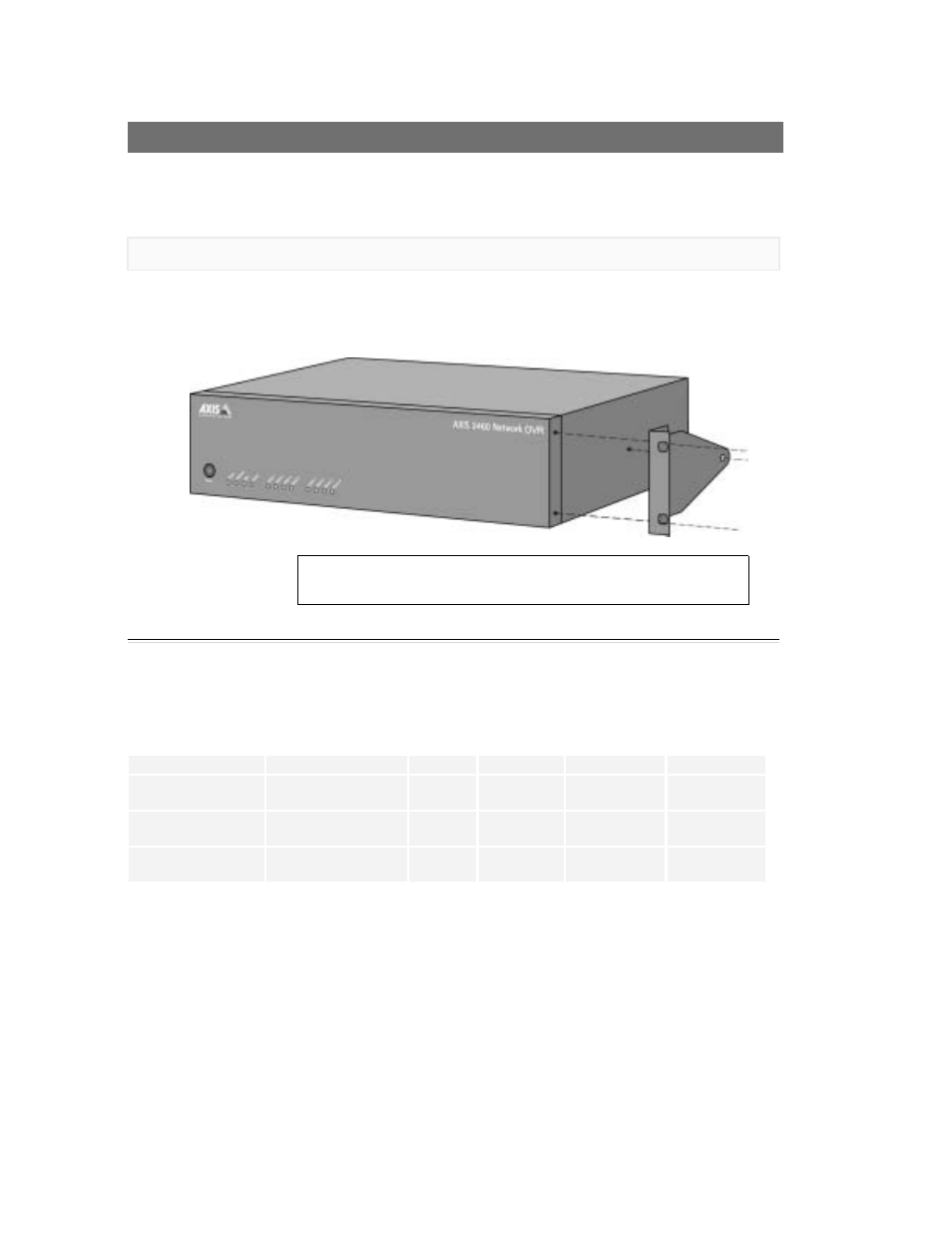 Checking the hardware inventory, Mounting the recorder | Axis Communications 2460 User Manual | Page 11 / 72