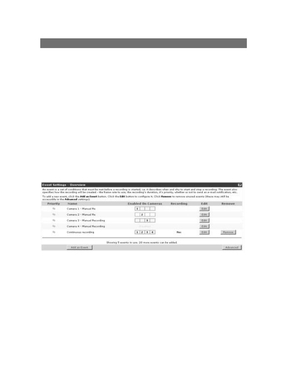Complete event settings | Axis Communications 2460 User Manual | Page 23 / 72