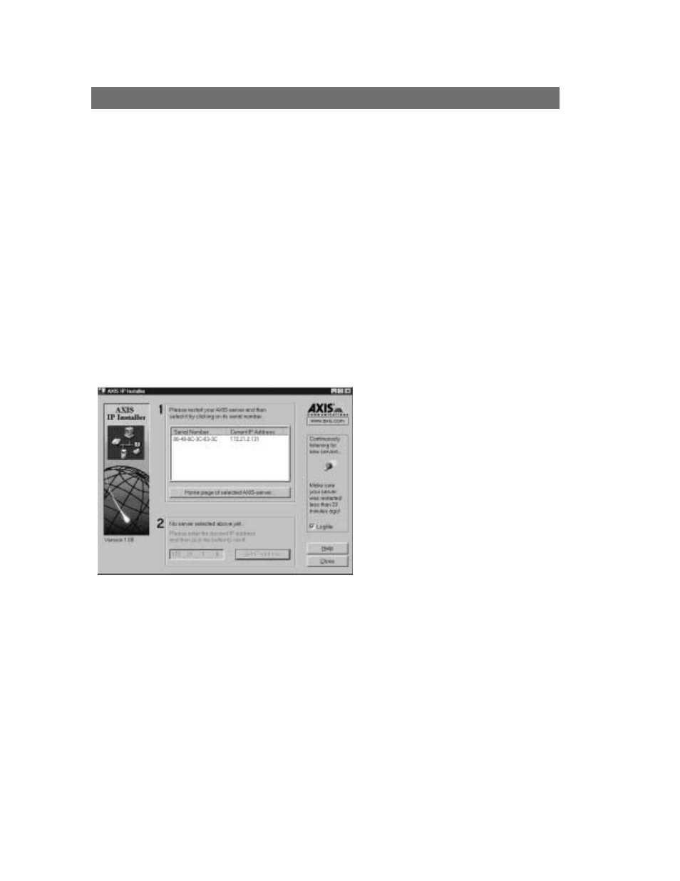 Axis Communications 2460 User Manual | Page 59 / 72