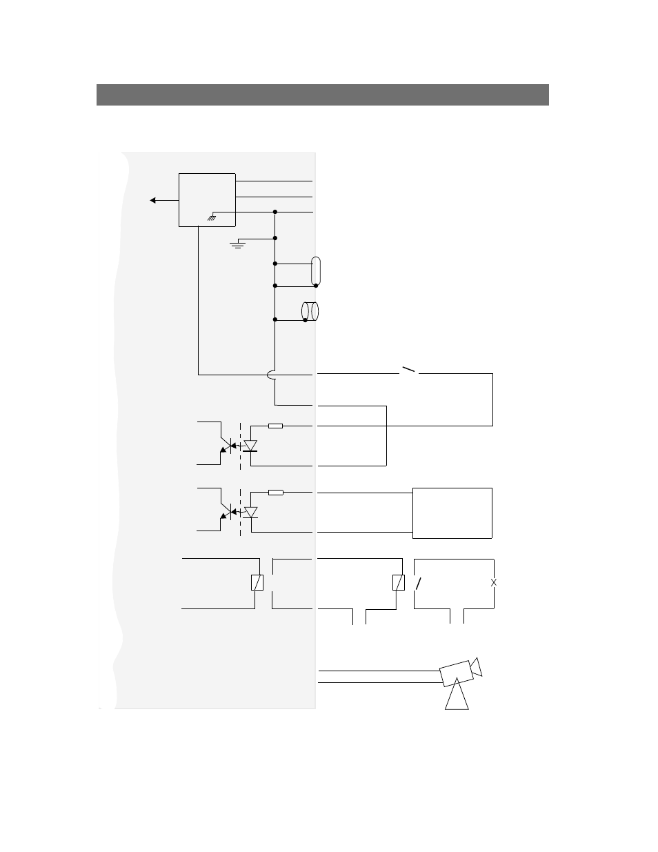 Schematic diagram - with possible applications | Axis Communications 2460 User Manual | Page 68 / 72