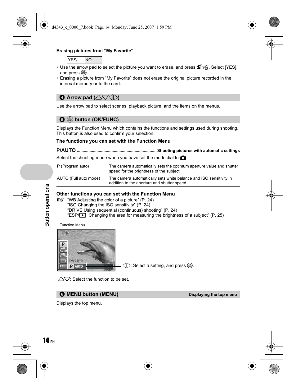 Olympus Stylus 790 SW User Manual | Page 14 / 84