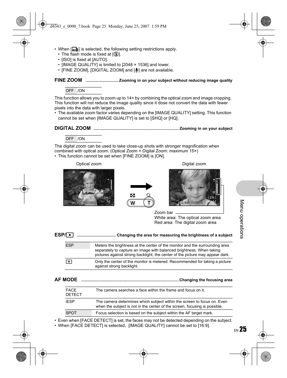 Olympus Stylus 790 SW User Manual | Page 25 / 84