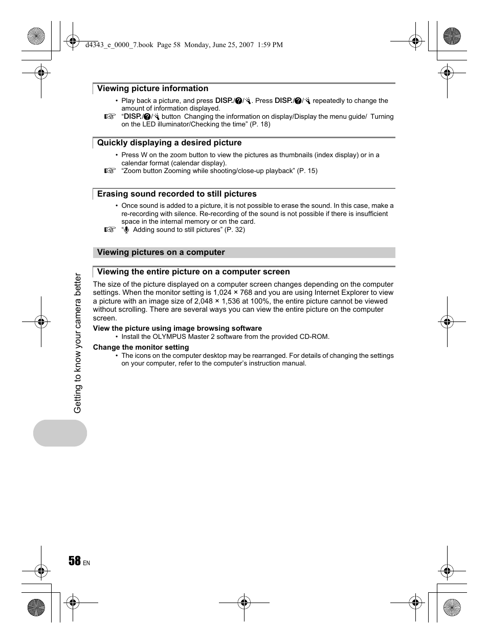 Olympus Stylus 790 SW User Manual | Page 58 / 84