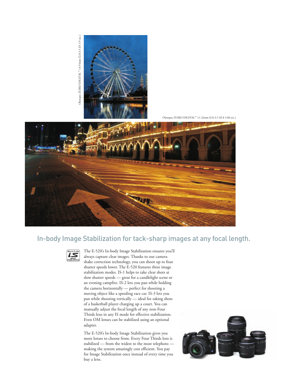 Olympus E-520 User Manual | Page 3 / 8