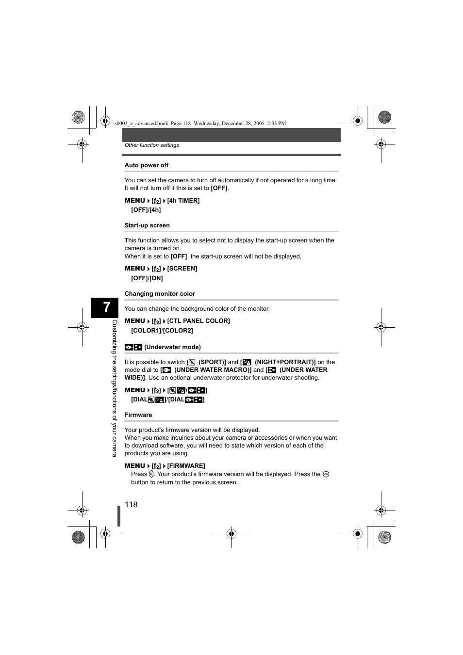 Olympus EVOLT E-330 User Manual | Page 118 / 196