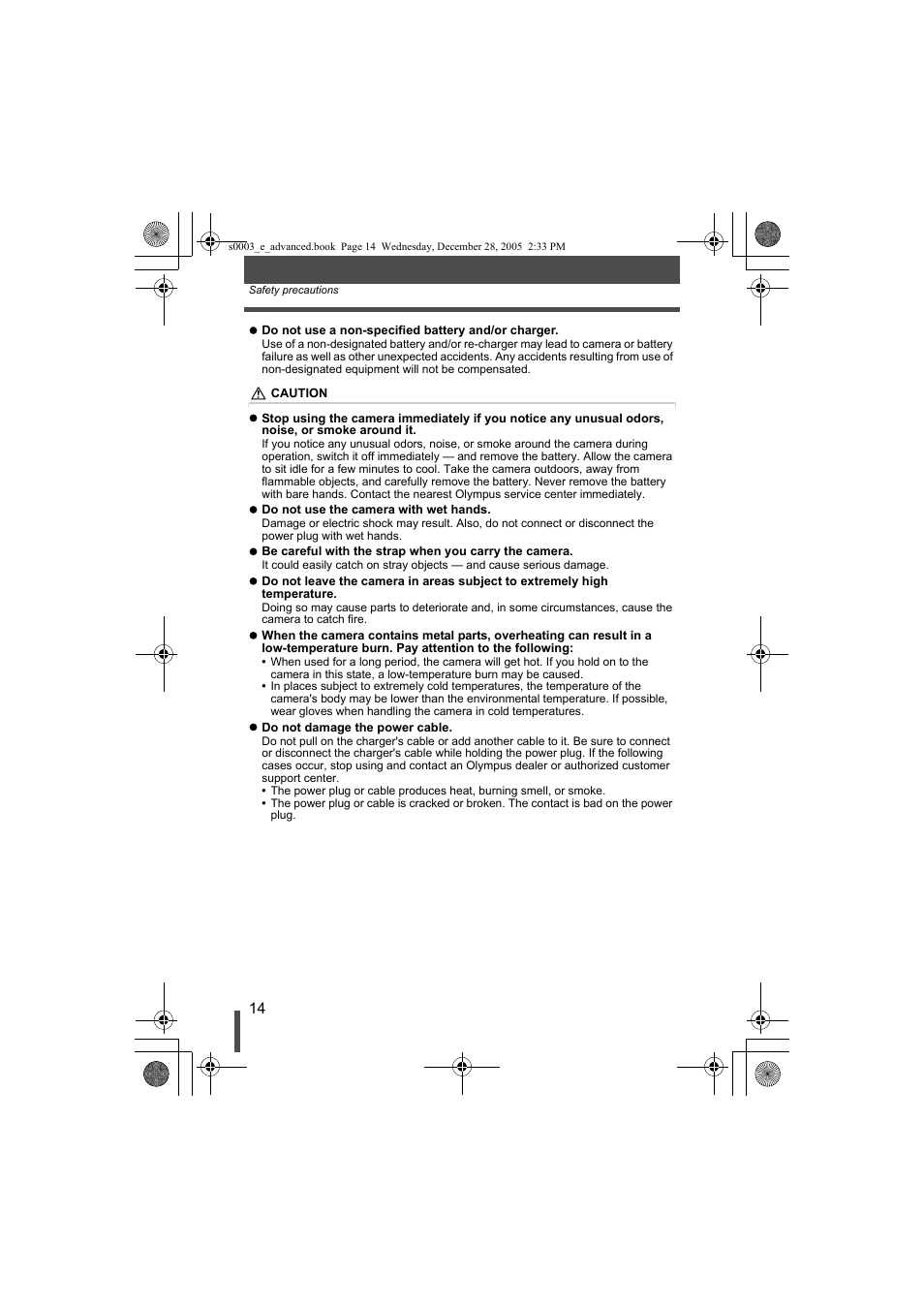 Olympus EVOLT E-330 User Manual | Page 14 / 196