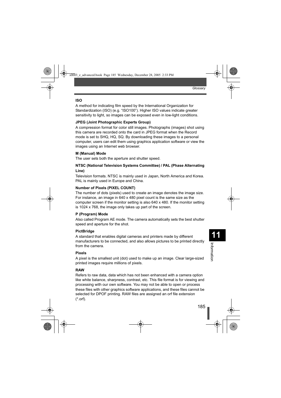 Olympus EVOLT E-330 User Manual | Page 185 / 196