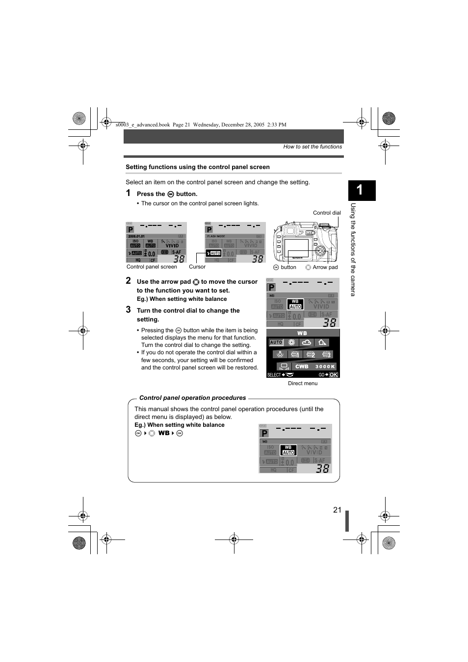 G p. 21) | Olympus EVOLT E-330 User Manual | Page 21 / 196