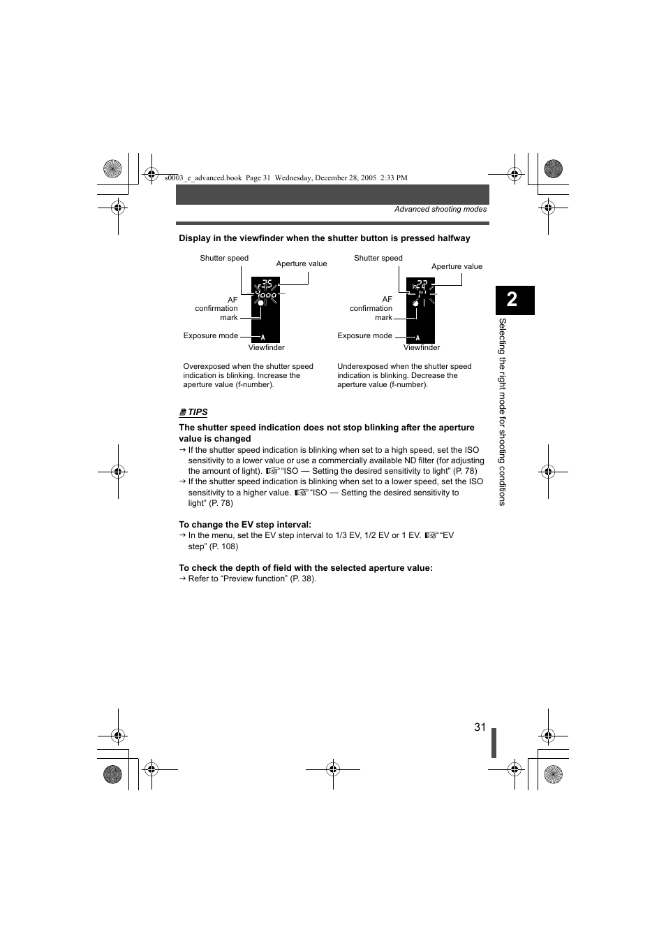 Olympus EVOLT E-330 User Manual | Page 31 / 196