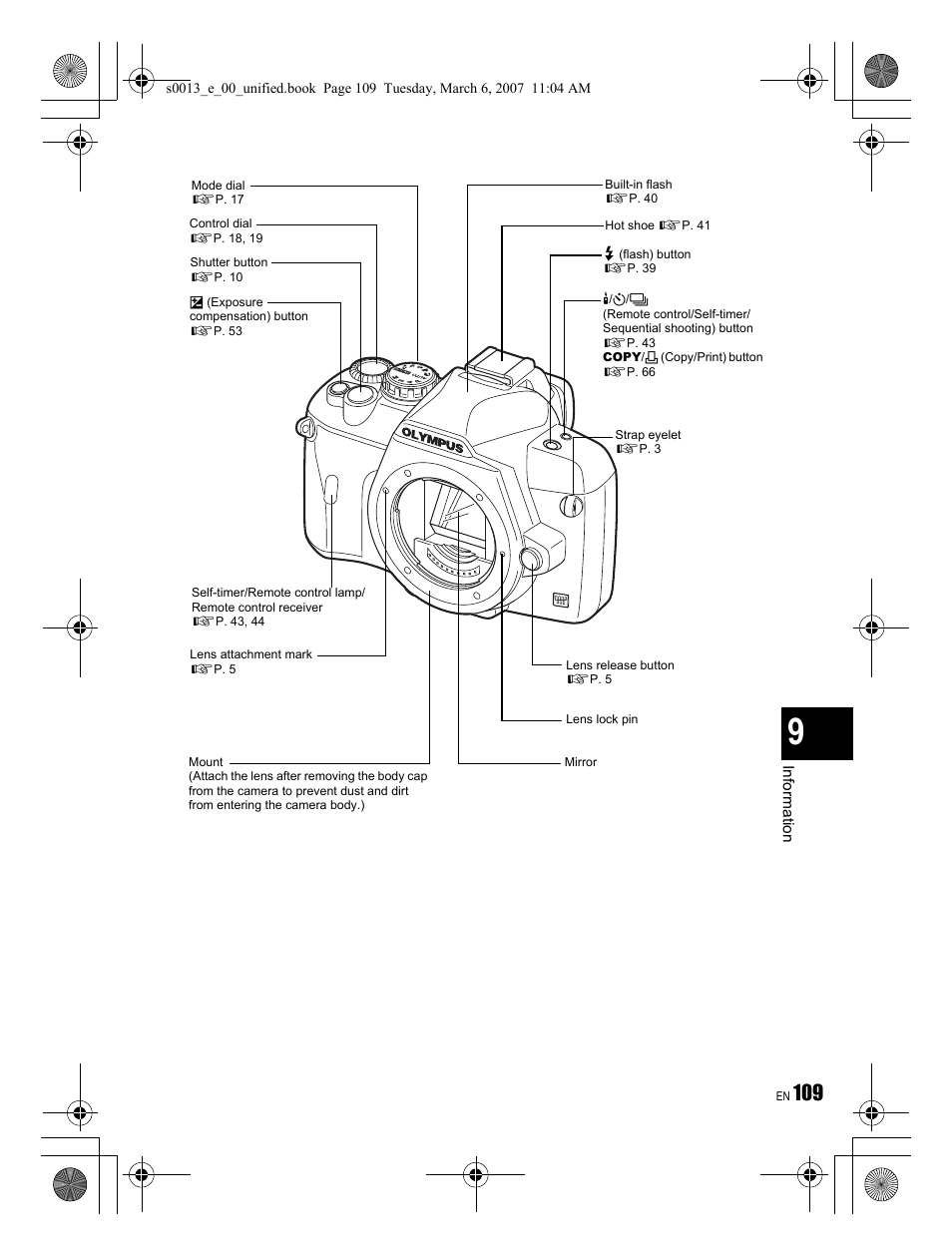 Olympus EVOLT E-410 User Manual | Page 109 / 132