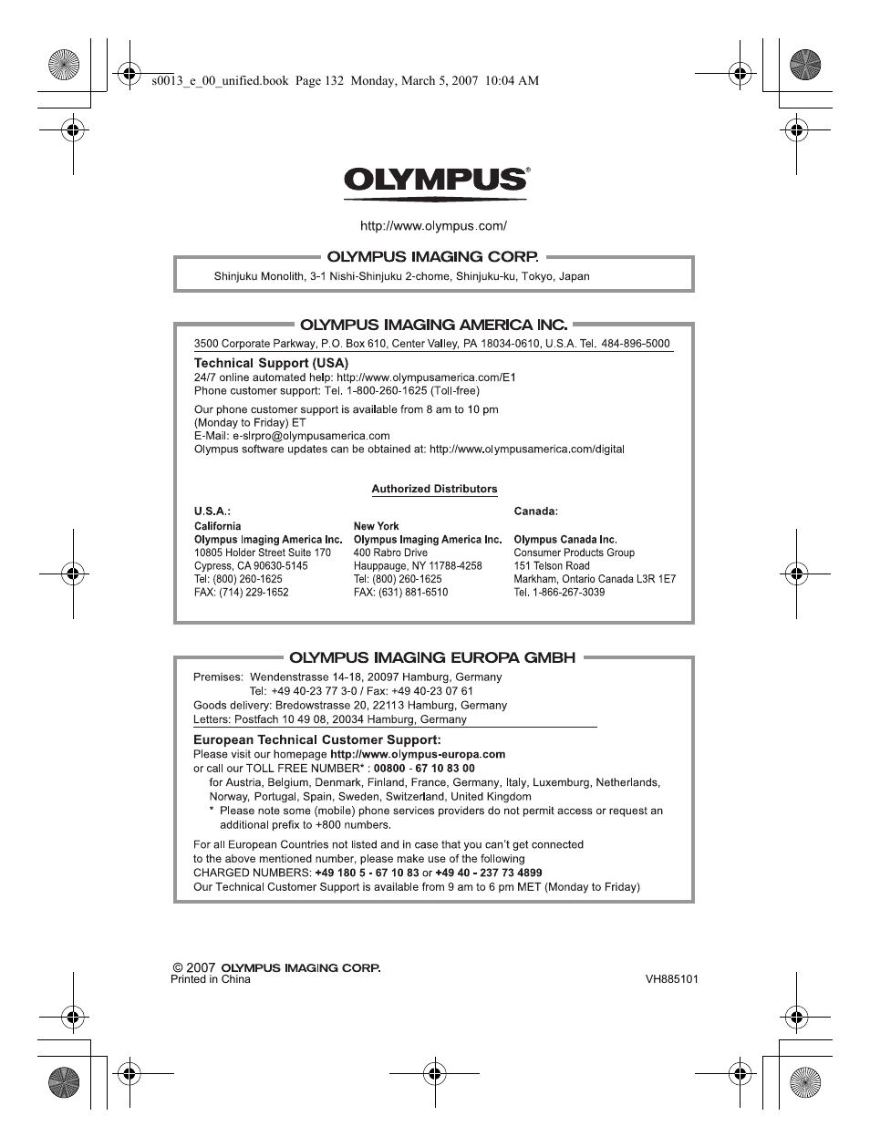 Olympus EVOLT E-410 User Manual | Page 132 / 132