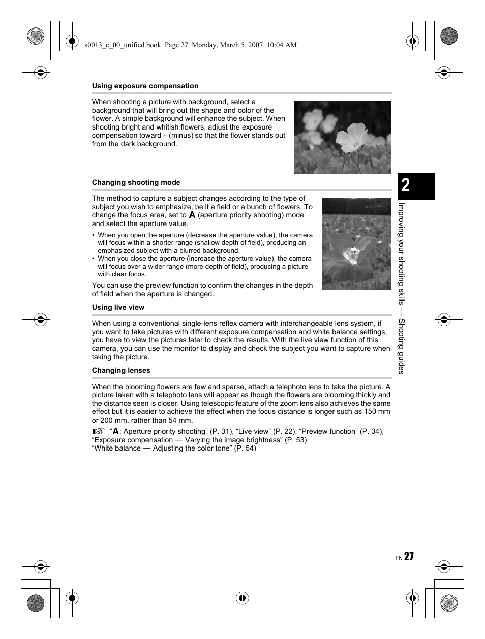 Olympus EVOLT E-410 User Manual | Page 27 / 132