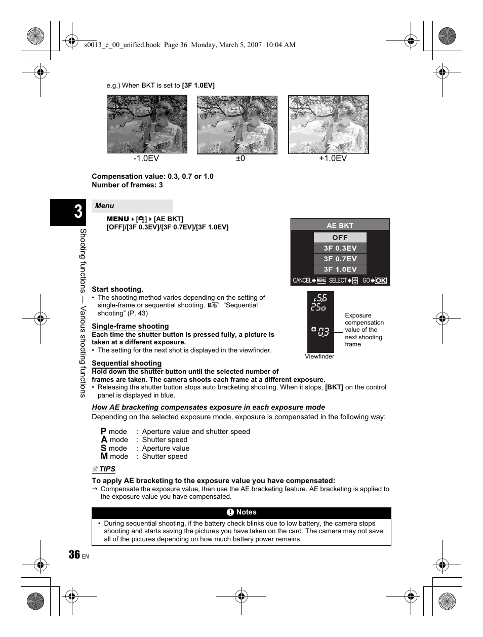 Olympus EVOLT E-410 User Manual | Page 36 / 132