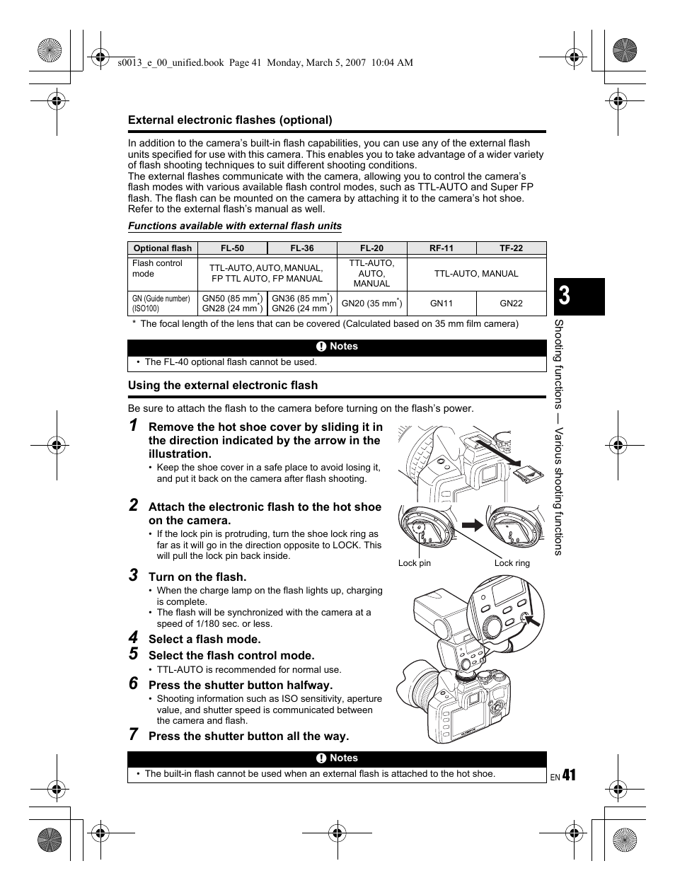 Olympus EVOLT E-410 User Manual | Page 41 / 132