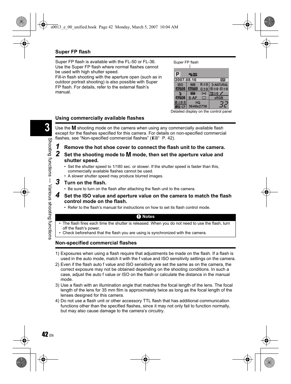 Olympus EVOLT E-410 User Manual | Page 42 / 132