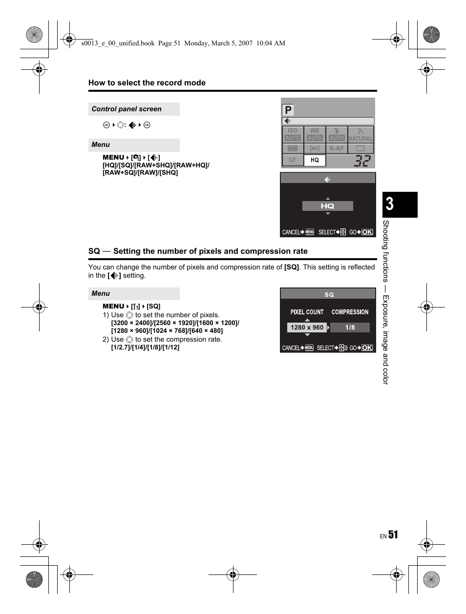 Olympus EVOLT E-410 User Manual | Page 51 / 132