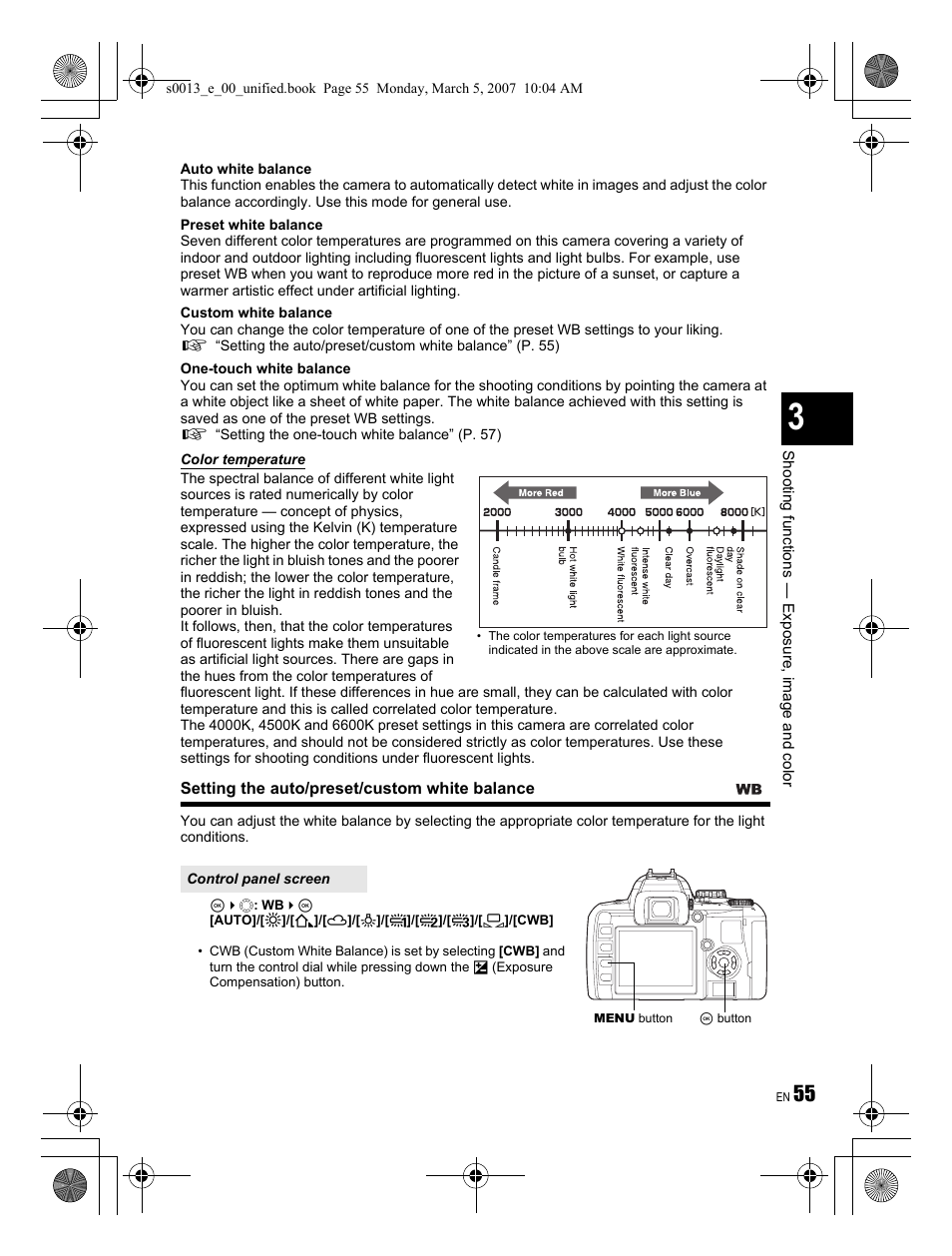 Olympus EVOLT E-410 User Manual | Page 55 / 132